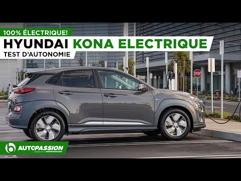 2019-2020-2021-2022 Hyundai Kona EV 100% Électrique - Essai Routier - Autonomie Impressionnante