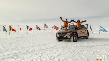 Couple Completes Pole-to-Pole Road Trip in a Nissan Ariya